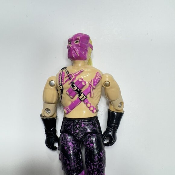 1993 GI Joe Ninja Banzai Action Figure 3.75"  Hasbro Hair Intact - Picture 2 of 6